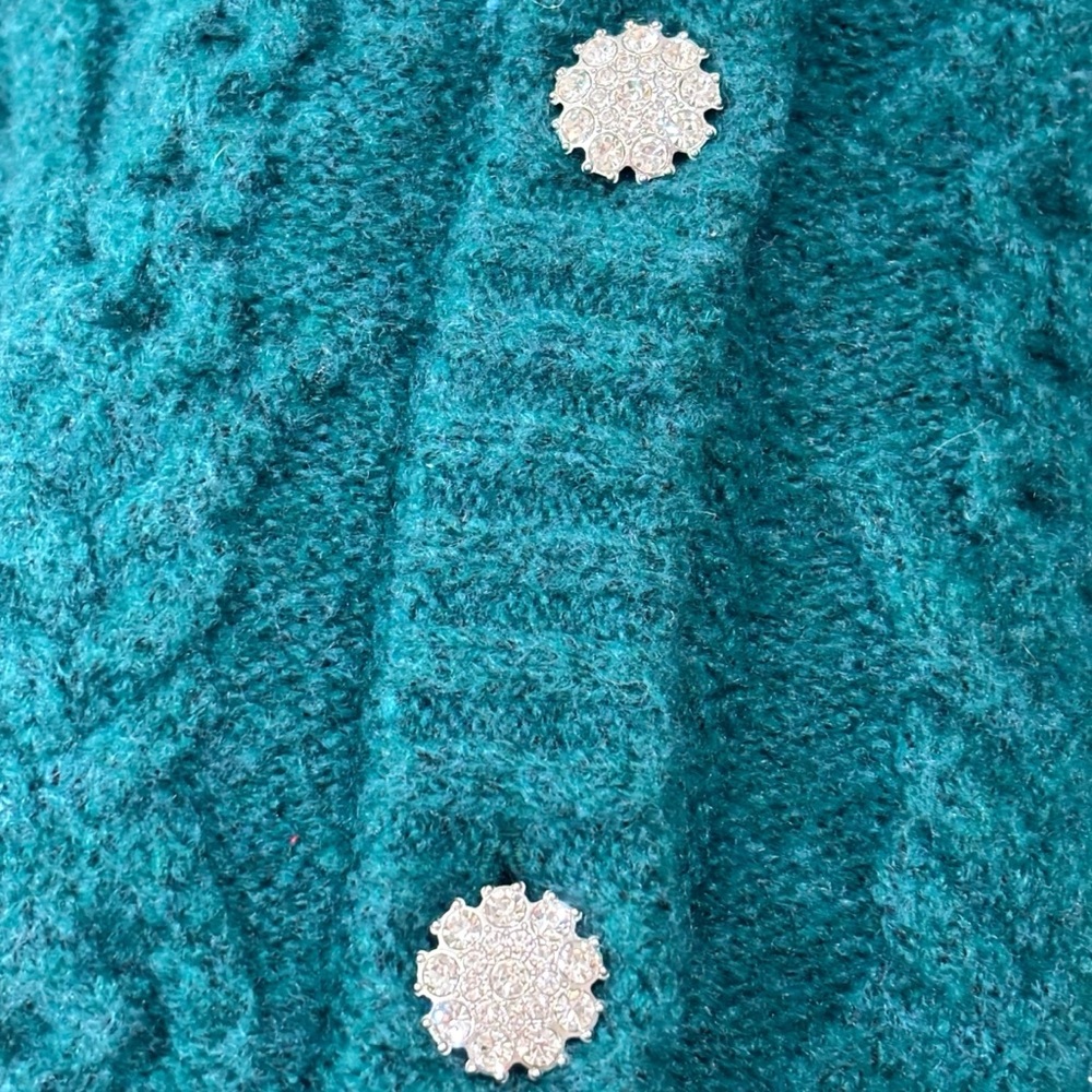 A New Day Emerald Green Soft Cardigan Size Small NWT - Picture 5 of 11